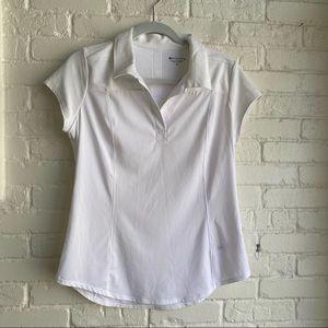 Athleta Short Sleeve Athletic Polo Shirt